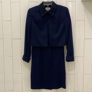 Talbots Womens Formal 2 Piece Suit Dress